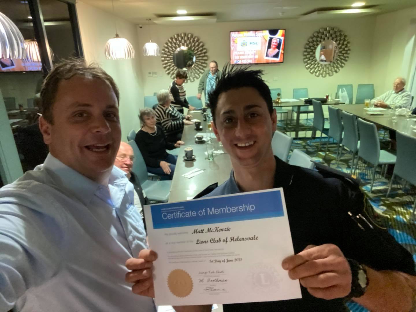 Helensvale Lions New Member